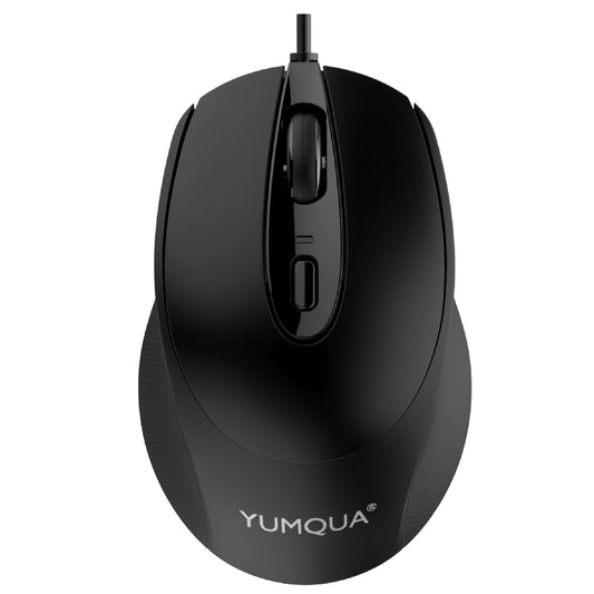 G222 Silent Mouse USB Wired, Office & Home Optical Computer Mouse with 2 Adjustable DPI Levels(800/1200), 4-Button Mouse for PC MacBook Laptop, Fits Left & Right Handed Users